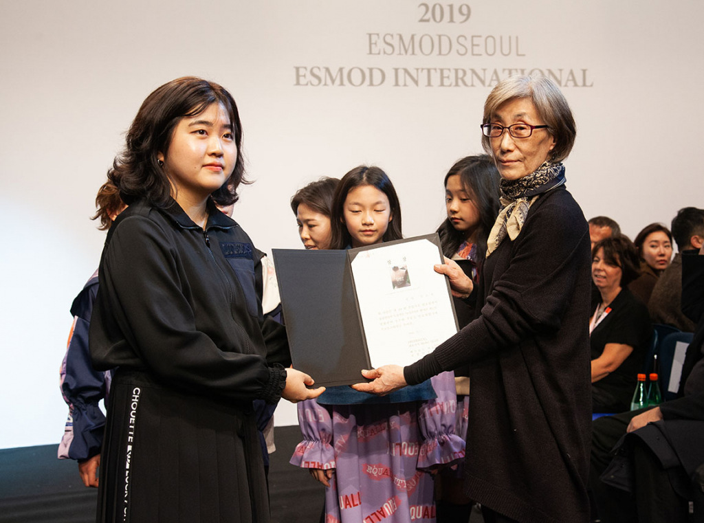 ESMOD Séoul, 2019, Yoon Chung Park, Philippe Lefort, Yun Jung JUNG, Soo Bin BAE, So Hee LIM